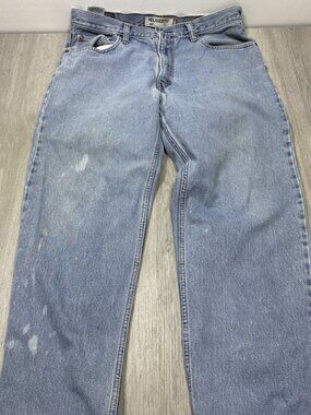 Levis Mens Jeans Relaxed Fit Straight Leg 36x30 550 Denim